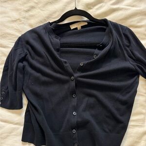 Loft navy blue cardigan size 6